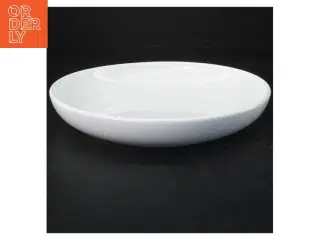 Hvid porcelænstallerken fra IKEA (str. 23 cm)