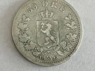 50 Øre 1893 Norge