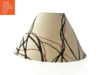 Lampeskærm med mønster (str. Ø 28 cm)