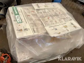 2K Vådrumssystem Lip - 8 sæt