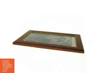 Billedramme med motiv af ung pige (str. 35 x 27 cm)