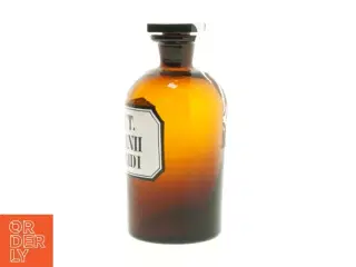 Apotekerflaske med glasstopper (str. 18 cm)