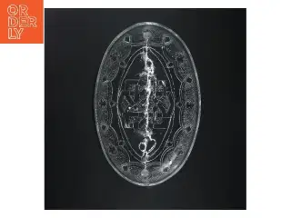Oval glassfad (str. 31 cm)