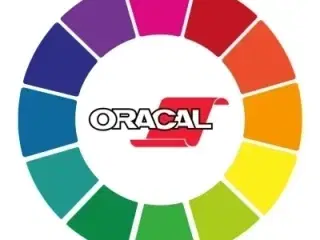 25m*31,5cm Oracal 751c skiltefolie i assorterede farver og længder