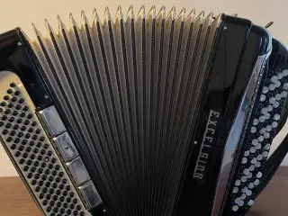 Excelsior Model 610 knap-harmonika. Made in Italy