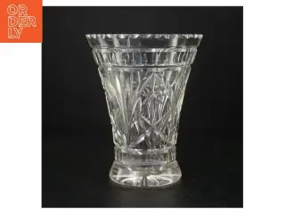Tjekkisk Krystalglas vase (str. 20 cm)