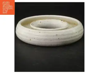 Keramik lysestage (str. Ø. 16 cm)