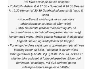 Koncert og spisning / Claus Hempler