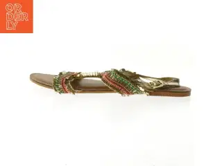Børnesandaler med perleudsmykning fra Monsoon (str. Længde. 24 cm)