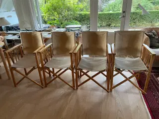Instruktørstole i kanvas Hyllinge