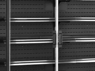 Tefcold Multideck kølereol med rammeløse glasdøre