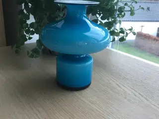 Blå Carnaby vase - Per Lütken, Holmegaard