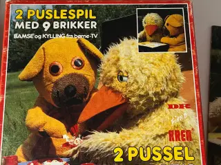 Puslespil Bamse og kylling