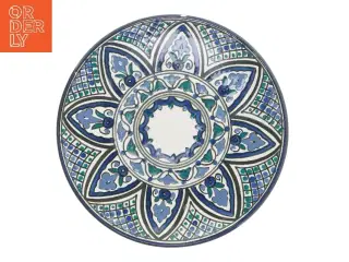 Dekorativ keramisk fad (str. Ø 32,5 cm)