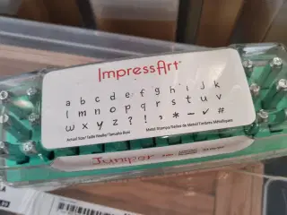 Impressart stempler bogstaver