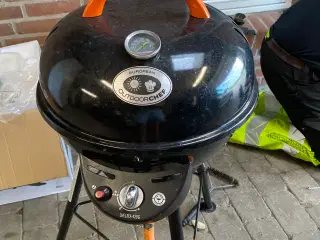 Fin camping grill
