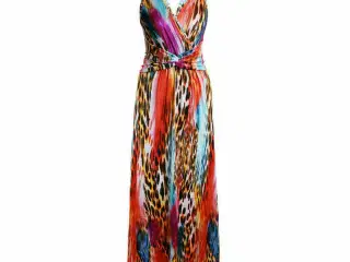 Maxi. Fancy Multifarvet i animal print./Str:Medium