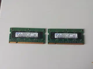 Samsung 2 x 512MB DDR2 SODIMM RAM 200-pin Unbuffer