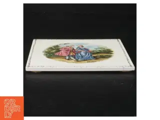 Søholm bordskåner flise kakkel klinke i porcelæn (str. 15 x 15 cm)