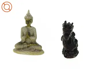 Buddha og drage (str. 7 x 3 x 5 cm)