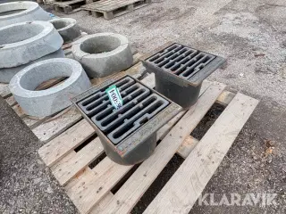 Kloakdæksler 2 styk