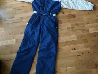 Blå/grå heldragt skidragt/flyverdragt