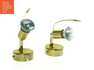 Messing væglamper (str. 19 x 7 cm)