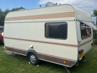 Renoveret campingvogn til små og store eventyr