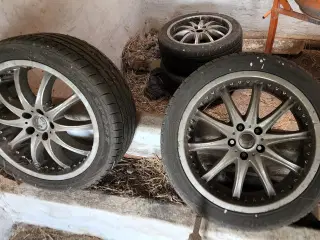 19" VW fælge med dæk