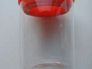 Rigtig fin glas krukke med lufttæt låg