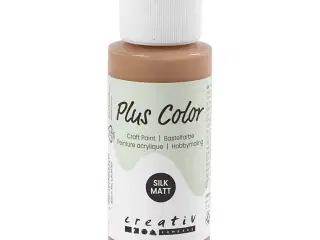 Plus Color Hobbymaling Lys Brun 60ml - Hurtig Tørring