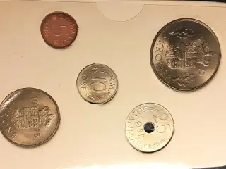 KJØBENHAVNS HANDELSBANKEN MØNTSÆT 1973 - 1979