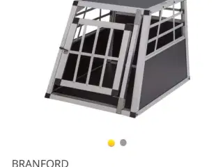 Branford hundebur til bil i aluminium, 1 dør
