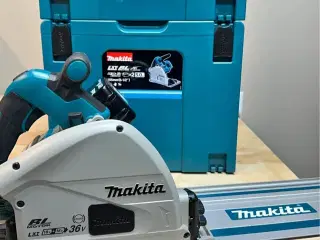 Makita Dyksav m. batterier og dobbelt oplader. 