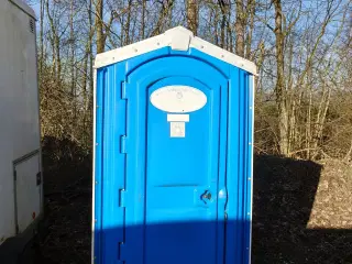 Blå tank toilet