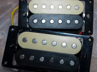 Guitar Zebra-pickups.  Neck 10   og Bridge  10.4.