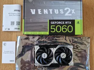 Nyt MSI Nvidia GeForce RTX 5060 VENTUS 2X OC 8GB 