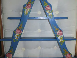 Skøn blå AMAGERHYLDE med blomster.