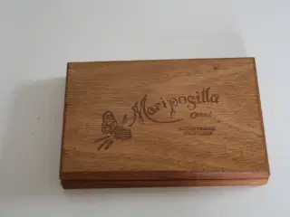 Gammel Mariposilla cerut æske + Cigaræske C.W.OBEL