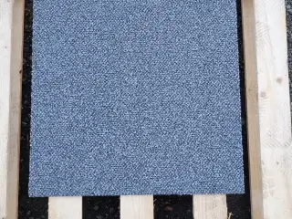 Tæppeflise Grå - helt nye - 19 m2