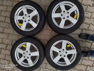 Vinterdæk på alufælge 