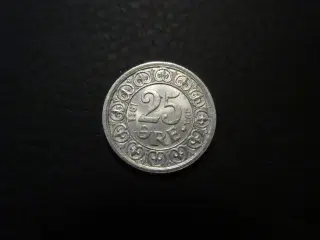 25 øre 1911 sølv unc