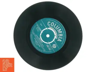 Columbia 45 EP vinylplade med børnesange (str. 18 x 18 cm)