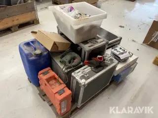 Assorteret værktøj og  tilbehør - 1 palle