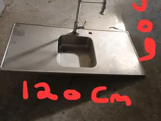 Køkkenvask i stål
