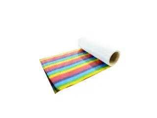 Chemica Metallic Deco - Rainbow Lines 1422 Tekstilfolie
