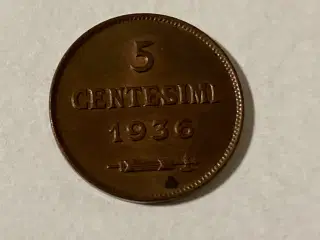 5 Centesimi 1936 San Marino
