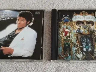 2 Michael Jackson CD'er - Thriller & Dangerous
