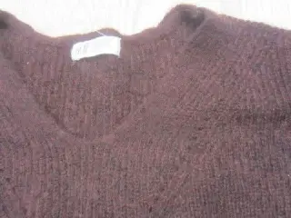 Str. 158/164, bordeaux strikbluse