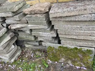 Forskellige havesten/ fliser til afhentning 